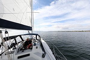 Sailing in Spanish Bay (Nova Scotia)
