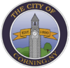 Official seal of Corning, New York