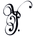 Signed initials of Pedro II of Brazil