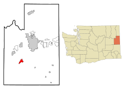 Location of Cheney, Washington