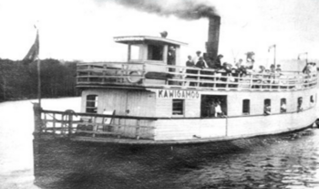 Steamship Kawigamog in northern Ontario (cropped)