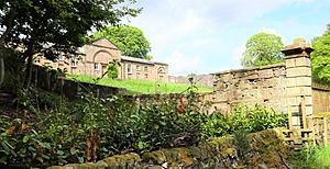 The old Holm Stables, Crawick Glen, Dumfries and Galloway. View from access drive.jpg