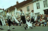 Thelwall Morrismen at Thaxted Ring Meeting - geograph.org.uk - 263068