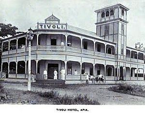 Tivoli Hotel, Apia 1896