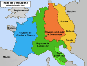 Traité de Verdun 843