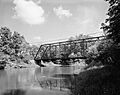 Turtleville Iron Bridge, Spanning Turtle Creek, on Lathers Road, Beloit vicinity (Rock County, Wisconsin)