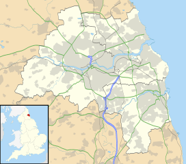 Map showing the location of Fatfield Woods