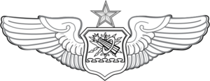 US Air Force Senior Astronaut Observer Navigator Combat System Officer Badge
