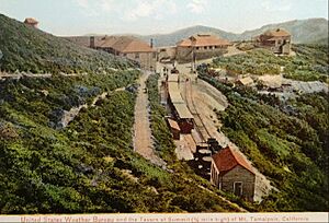 US Weather Bureau station and tavern Mount Tamalpais circa 1900s