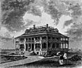 Ulysses S. Grant Cottage, Long Branch, NJ - drawing from Harper's Weekly