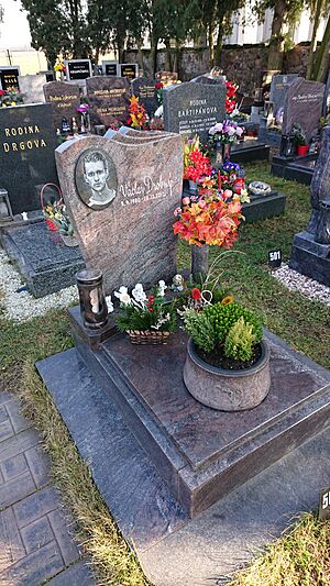 Václav Drobný hrob