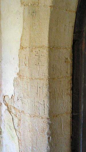 Votive Crosses Newnham Church