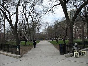 Washington Square Park Southeast entrance, Chicago