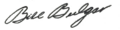 William Bulger signature