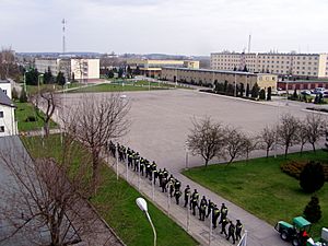 Wyższa Szkoła Policji w Szczytnie-plac apelowy