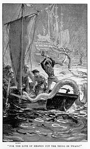 06 Illustration by William Rainey (1852-1936) for The Golden Galleon (1987) by Robert Leighton (1858-1934) - Courtesy of the British Library