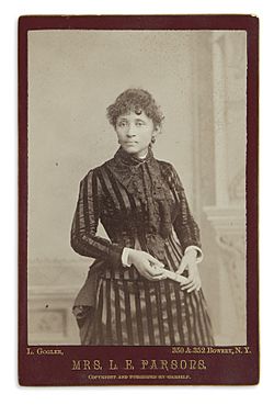 1886 Photo Lucy Parsons