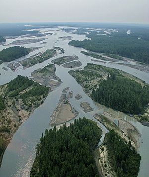 3 Rivers Joining at Talkeetna, Alaska