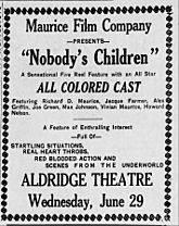 Ad for film Nobody's Children