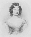 Ada Byron, portrait drawn at age 17
