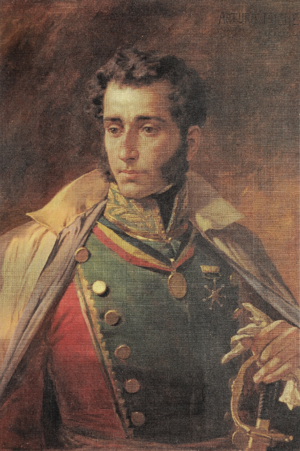 Antonio José de Sucre. Michelena, Arturo. 1895, Legislative Palace, La Paz.png
