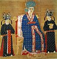 B Song Dynasty Cao Empress Sitting with Maids