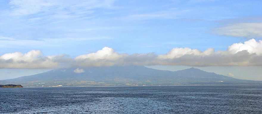 A view of the Bataan Peninsula from Manila Bay
