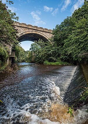 Belford Bridge, Edinburgh, Scotland, UK