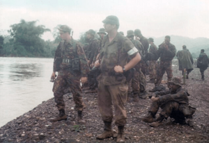 Bermuda Regiment - Lincoln and Welland NCO in Jamaica