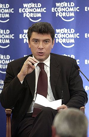 Boris Nemtsov 2003 RussiaMeeting