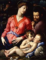 Bronzino - Sacra famiglia Panciatichi or Madonna Panciatichi - Google Art Project