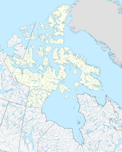 Canada Nunavut location map-lambert proj3
