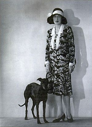 Caresse Crosby and her whippet.jpg