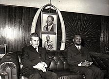Ceausescu with Bokassa 2