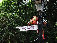 Chessington World of Adventures Hocus Pocus Hall sign
