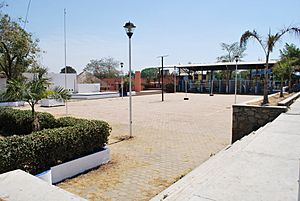 Main plaza of Cuajinicuilapa