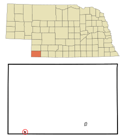Location of Haigler, Nebraska