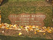 Edward Askew Sothern gravestone