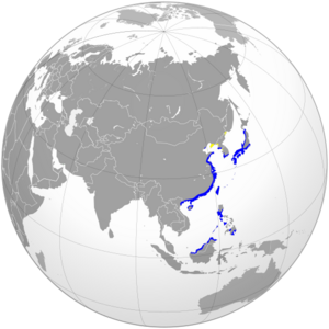 Egretta eulophotes map.svg