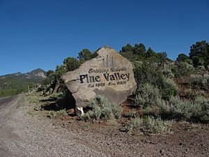 Entering Historic Pine Valley