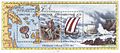 Faroe stamp sheet 406-408 viking voyages