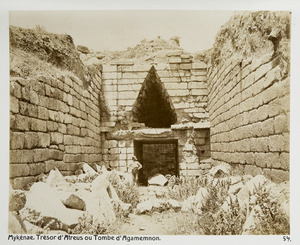 Fotografi från Tiryns, Grekland - Hallwylska museet - 104612