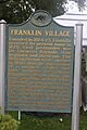 Franklin Village Marker