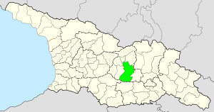 Location of Gori Municipality in Georgia