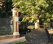 Gateway to Ancient Burial Ground Hartford CT