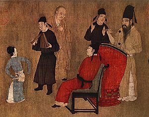 Gu Hongzhong's Night Revels, Detail 6