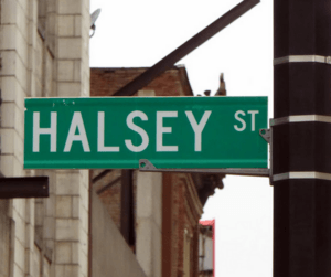 HalseyStreet(Newark)streetsign