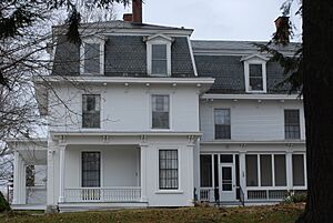 Hannibal Hamlin House, northeast exposure