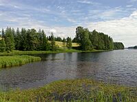 Havukkasalmi Sound (Lake Maaninkajärvi) in Tuovilanlahti village, Maaninka, Finland