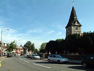 Hayes Street BR2 with the parish church - geograph.org.uk - 43878.jpg